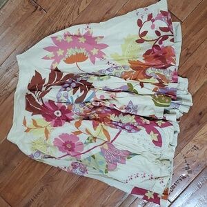 Odille cotton circle skirt midi